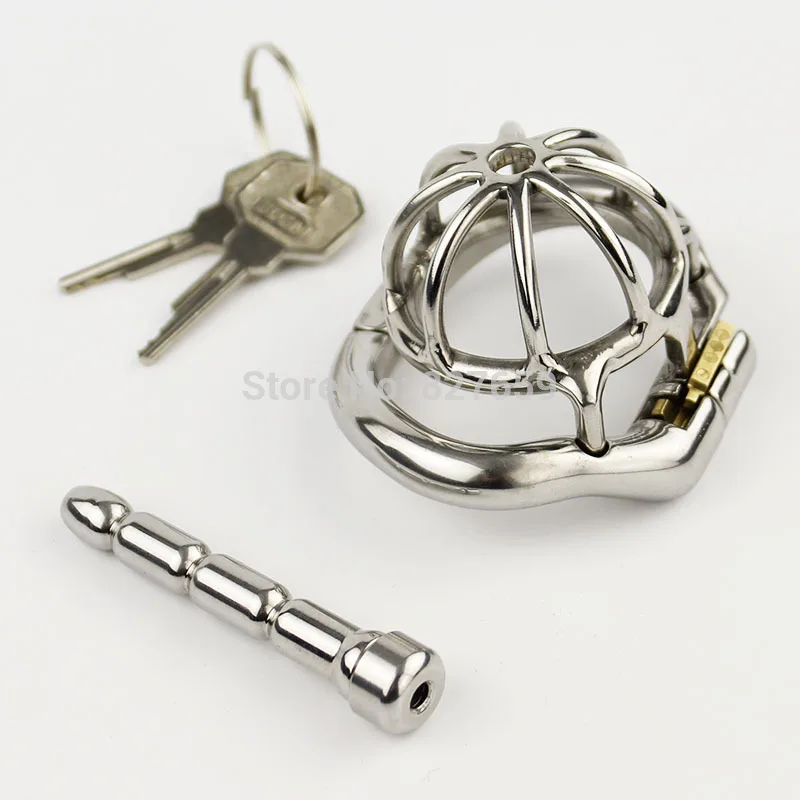 Новый дизайн супер маленькая клетка верности с катетером уретры мужские