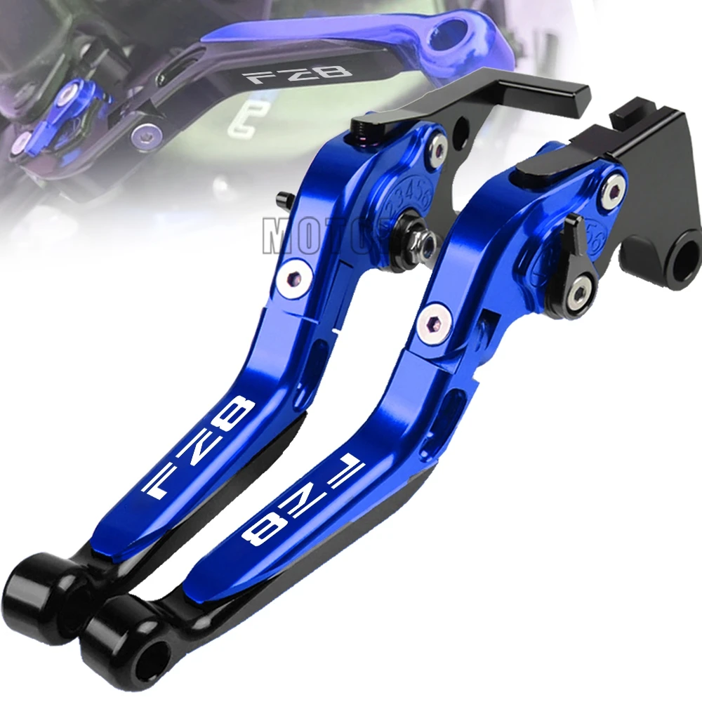 

For Yamaha FZ8 Motorcycle CNC Folding Adjustable Lever Brake Clutch Levers LOGO FZ8 2010-2018 2017 2016 2015 2014 2013 2012 2011
