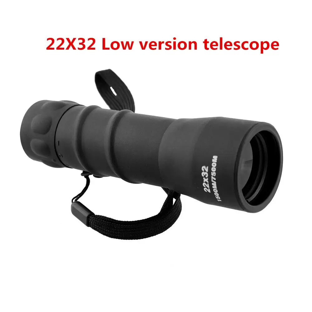 Монокулярный телескоп Монокуляры одиночный 22x32 9 8 &quotувеличение черный высокий