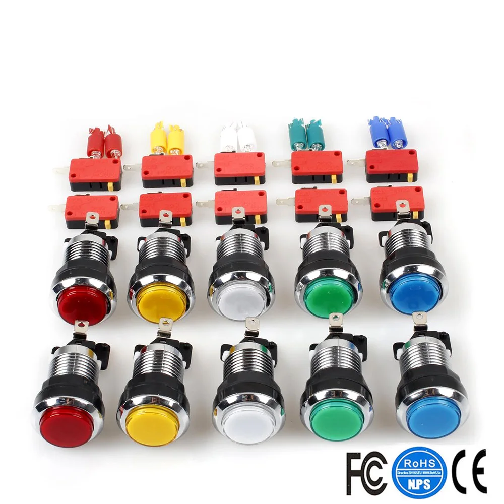 2 игрока аркадный конкурс DIY наборы USB энкодер для ПК высококачественный джойстик