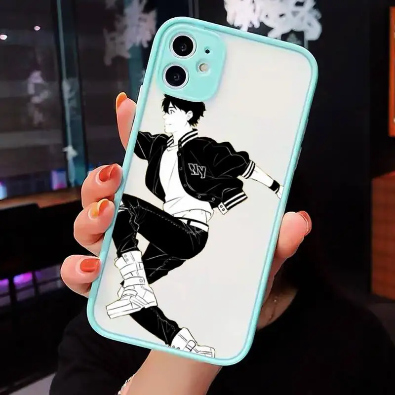 

Banana Fish Anime Phone Cases Matte transparent For blue iPhone 12 Mini 11 Pro XR XS Max 7 8 Plus X Back Cover