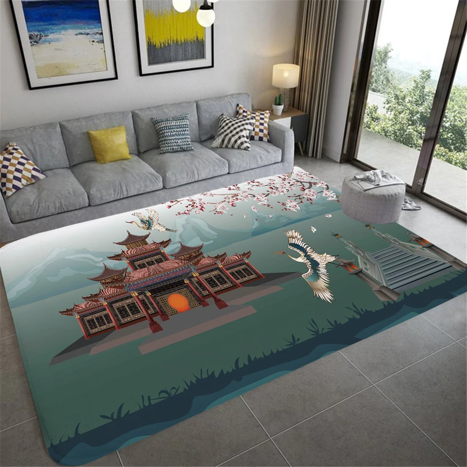 

Modern floral pattern Home Living Room Luxury Soft Geometric Carpet Bedroom Parlor Decoration Rug Bathroom Anti-slip Big Carpets