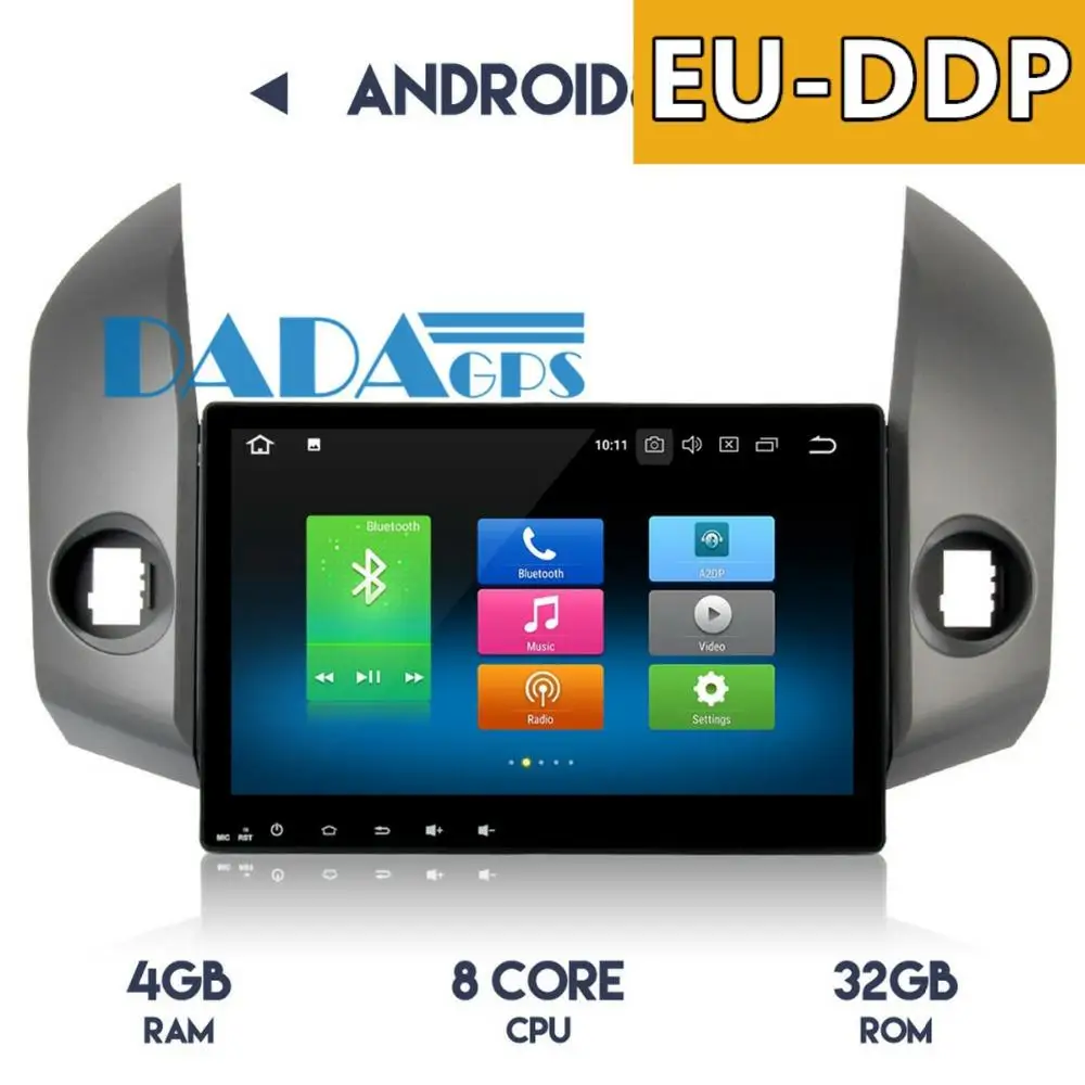 Автомагнитола 2DIN Android 9 0 с GPS навигацией для Toyota RAV4 2009 2010 2011 2012 без автомобильного