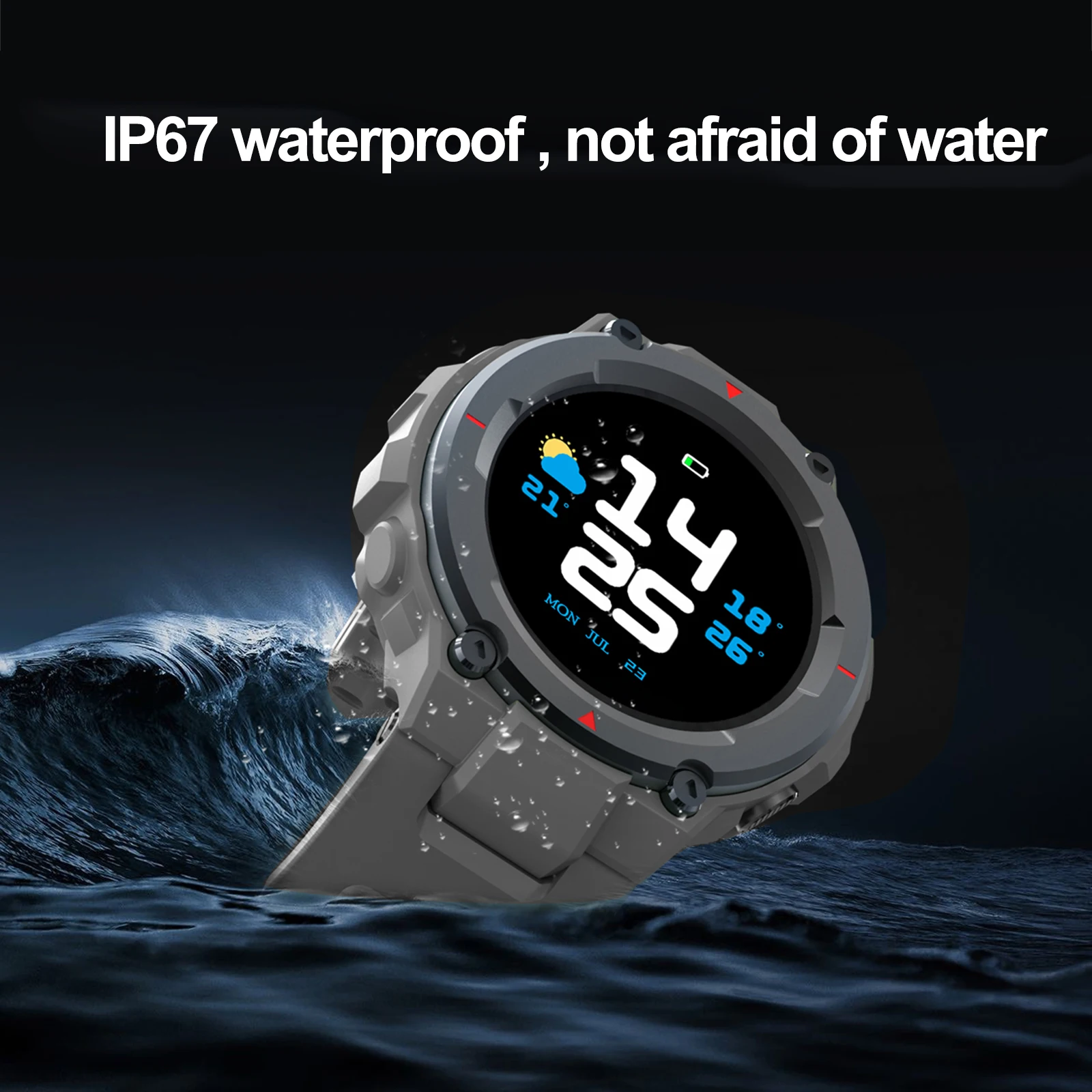 1 28 на тонкопленочных транзисторах тонкоплёночных Экран BT5.0 Фитнес трекер ALLCALL