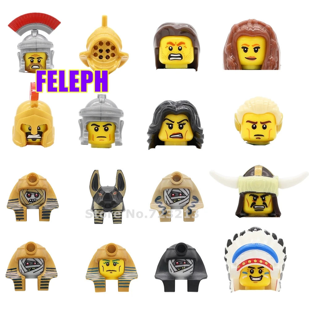 Одиночная распродажа X0137 статуэтка гладиатора голова племя шеф Мамия рандейский