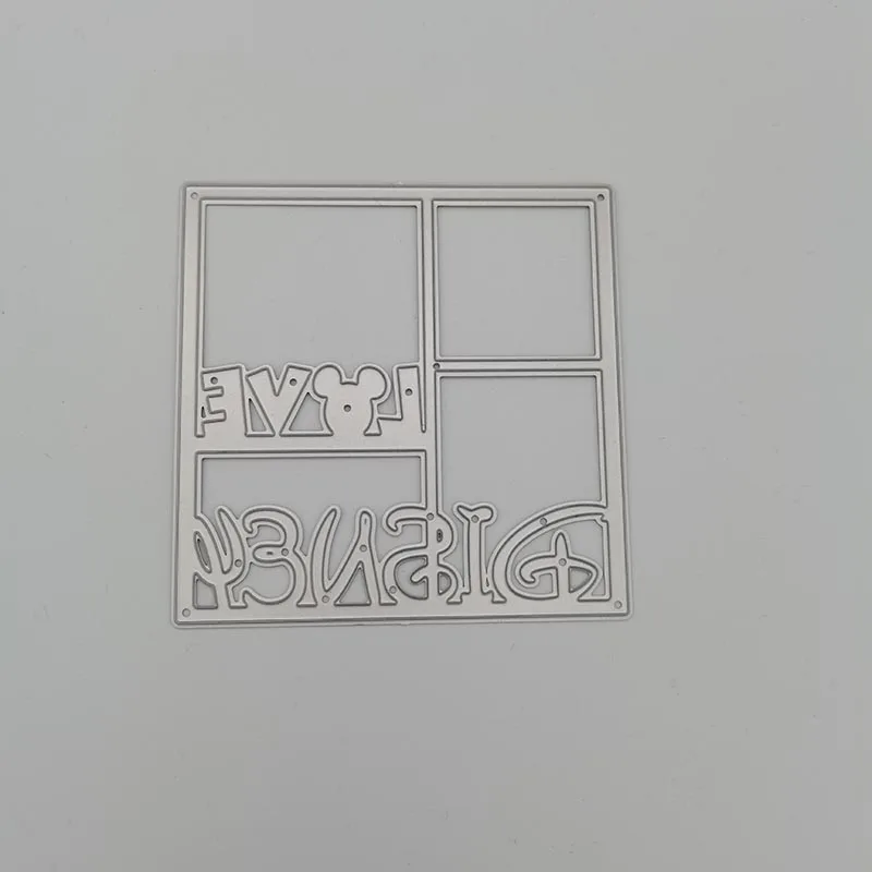 Резать металл пресс-форм Трафареты любовь к штамп для скрапбукинга/фотоальбом