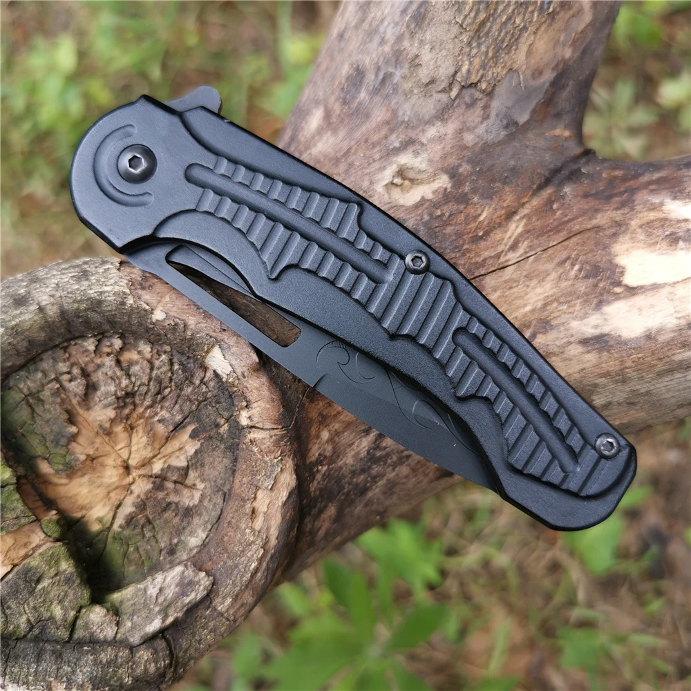 8CR13Mov stainless steel folding knife lifesaving pocket outdoor camping barbecue tool sharp and durable |
