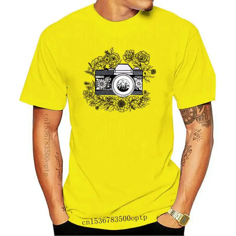 

Women 2020 Camera Mountain Cute Vintage Printing Print Summer Shirt T-shirts Top T Graphic Female Ladies Womens Tee T-Shirt