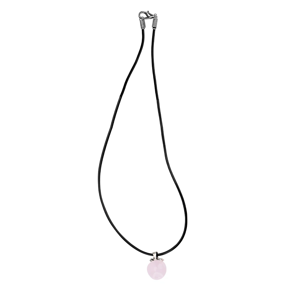 Подвеска женская из Натурального Розового Кварца украшение для дома с