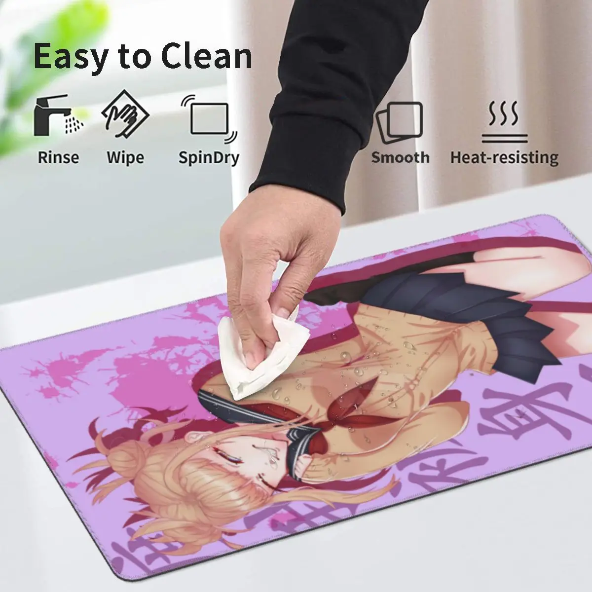 Компьютерный коврик для мыши My Hero Академия химико Тога Waifu Anime Girl Otaku XL игровой с