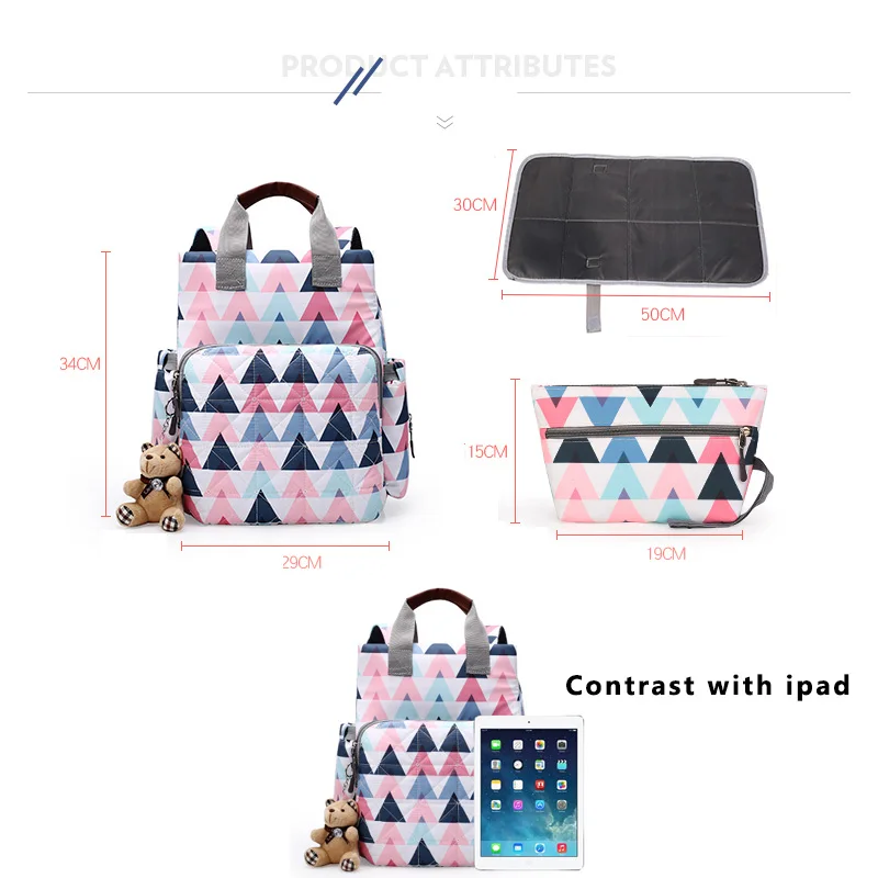 Multifunction Diaper Bag Mummy Maternity Bag Large Nursing Bag Travel Backpack Stroller Baby Bag Baby Care Nappy Backpack