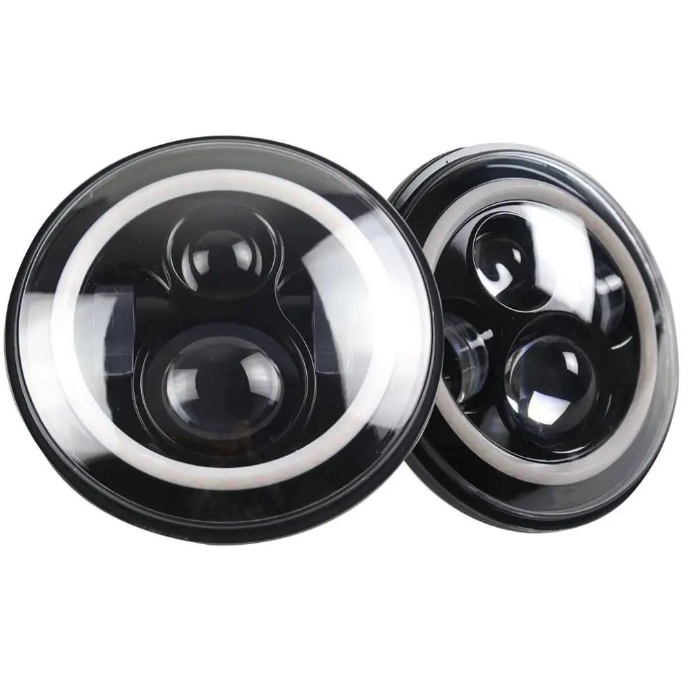 Yait 2X 7 дюймов 40 Вт Светодиодный Hi/короче спереди и длиннее сзади) головной