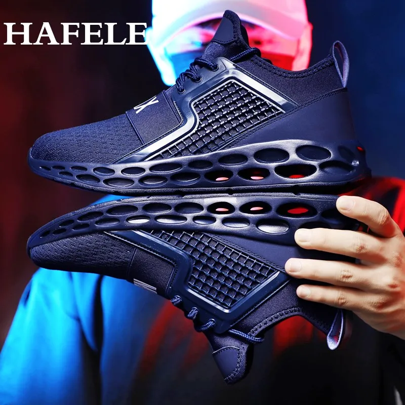 Новинка уличная Мужская обувь для бега светильник прогулочная спортивная