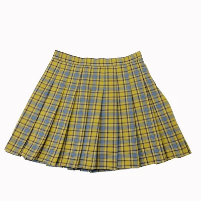 Мини юбка в стиле Харадзюку милая пикантная трапециевидная мини с завышенной