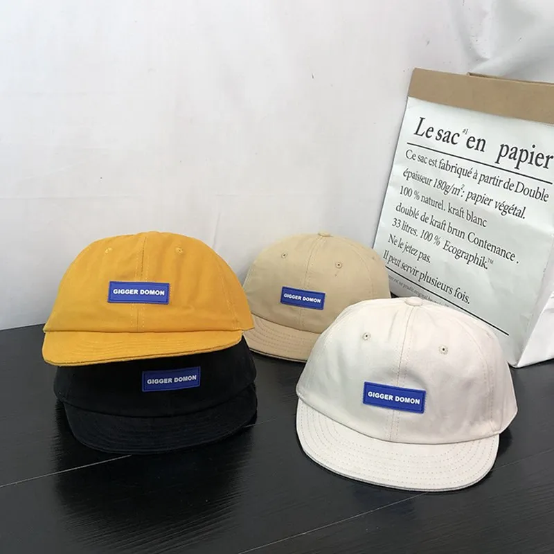 Новинка 2019 короткая бейсболка модная универсальная Кепка с маркировкой