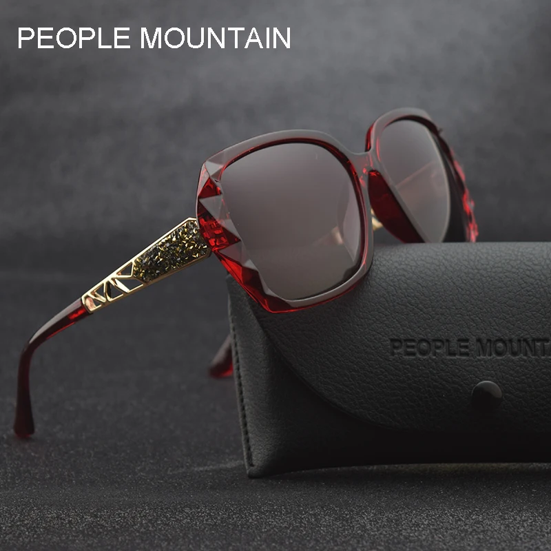 Luxury polarized Women Sunglasses Fashion Round Ladies Vintage Retro Brand Designer Oversized Female Sun Glasses Oculos Gafas | Аксессуары