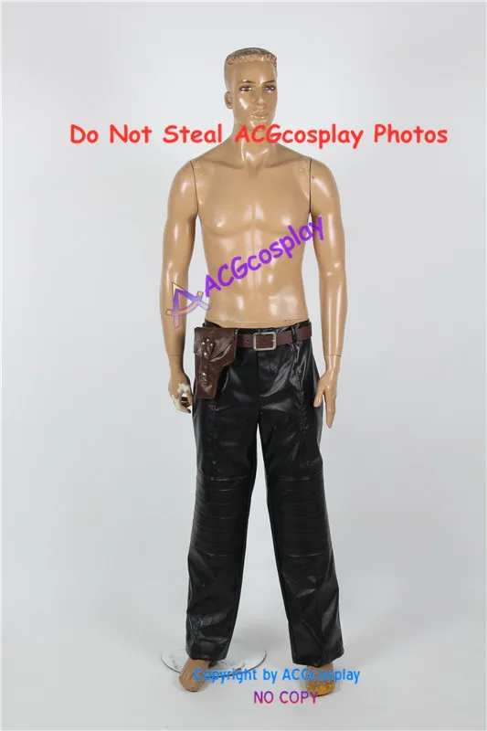 Костюм для косплея Hellboy hell boy из золотистой ткани и искусственной кожи в комплект