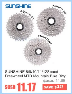SUNSHINE 11 S 11-50T 11 Скорость свободного хода BMX горный велосипед кассета маховик Аксессуары для велосипеда Совместимость с SL-M9000 M8000
