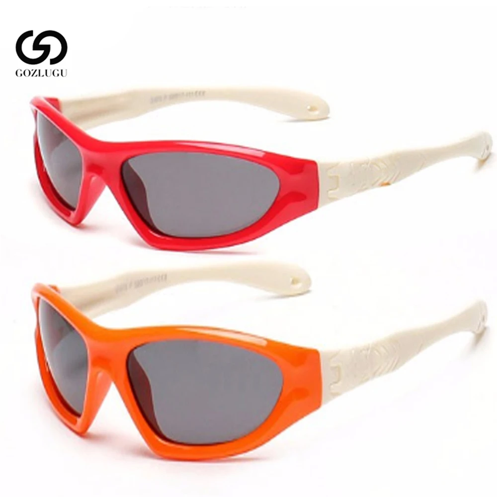 Солнцезащитные очки для детей TR90 гибкие и безопасные тона мальчиков