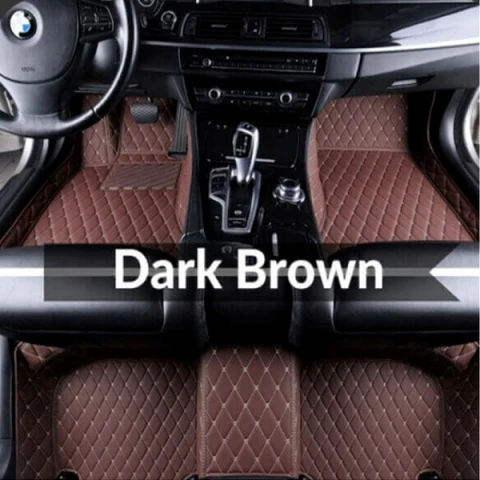 Dard Brown Настоящие коврики для Lexus RX Class RX300 RX350 RX350L RX450h RX450hL 6D полный охват автомобильные коврики для багажника - Название цвета: Dard Brown