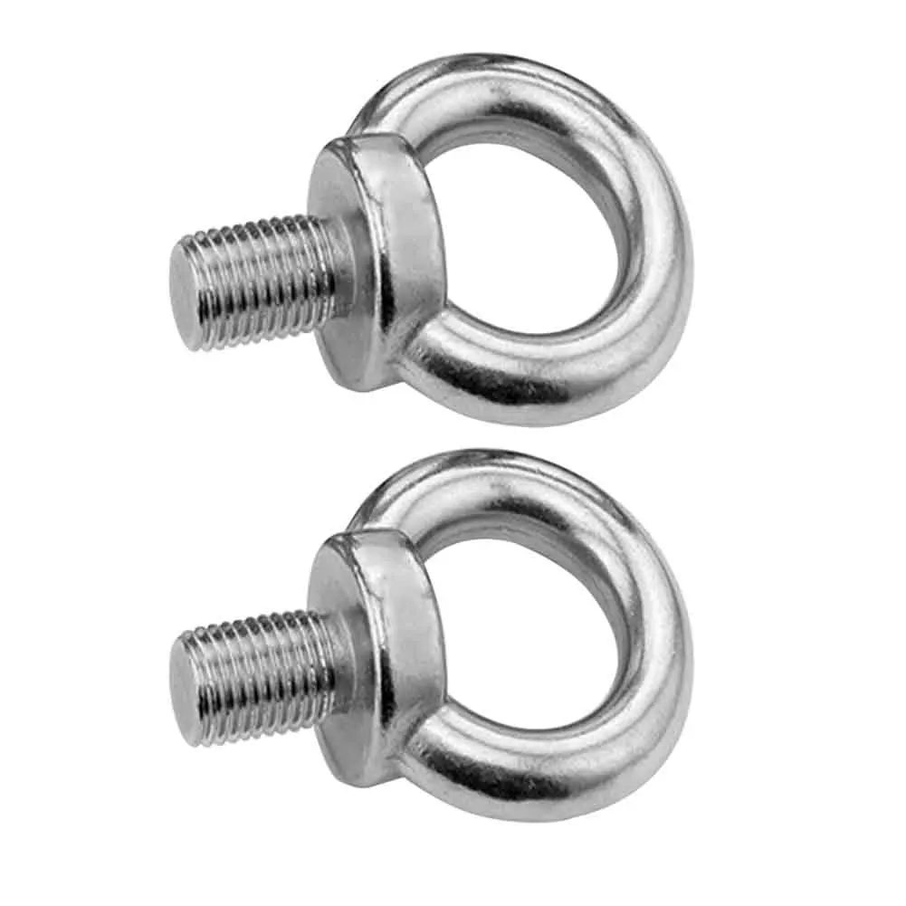 

2pcs Rafting Kayak Yacht Track Mount Eyelet Boat Marine Hardware Connector Stainless Steel Fixing Corrosion Resistant Fittings