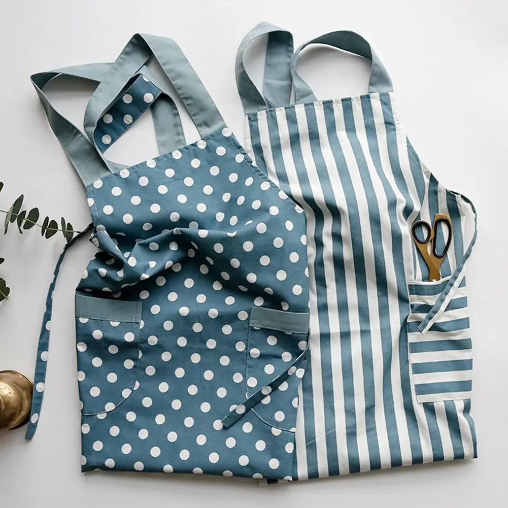 Новый Популярный хлопковый фартук для кухни мужчин и женщин регулируемый Фартук