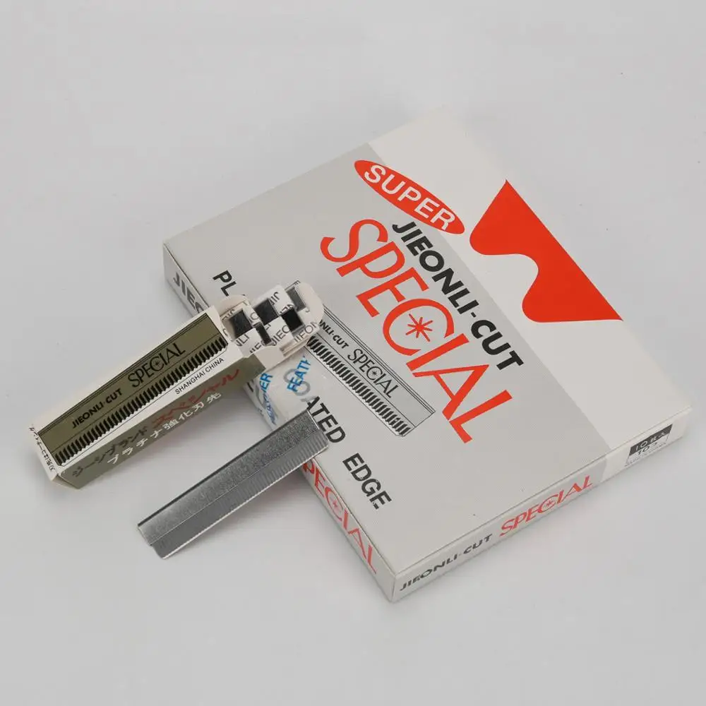 100pcs Razor Blades Replacement Heads Type Salon Home Professional Tool Hairdressing Hair Face Shaving Cutting Styling 6002# | Красота и