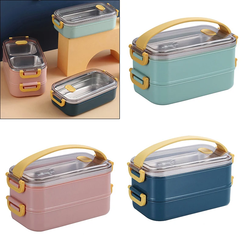 304 изолированный Ланч-бокс из нержавеющей стали Пищевой металлический в