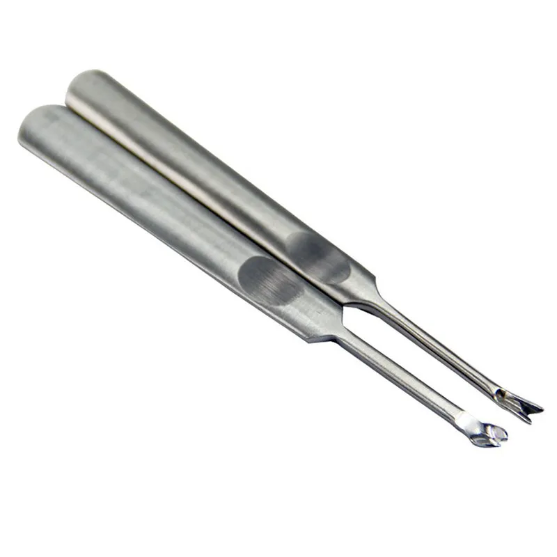 

2 pcs U V Shaped Stitching Groover Skiving Edge Beveler Leathercraft Leather Tool Kit