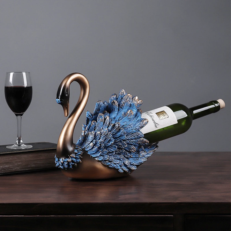 Статуэтка оленя из мультфильма статуя лебедя скульптура винный шкаф украшения