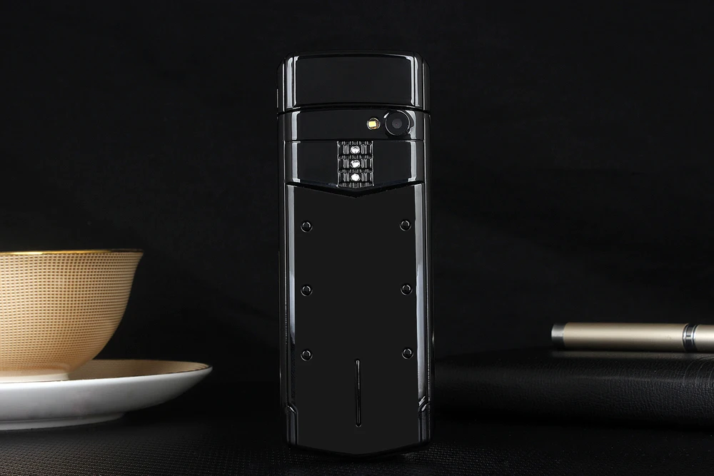 Роскошный Металлический фирменный телефон 2G GSM Специальный стиль бизнес слайдер тонкий крутой Мини карта телефон BT циферблат Вибрация анти потеря