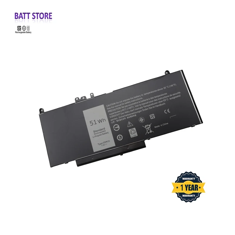 Аккумулятор для ноутбука Dell Latitude E5450 E5550 7 4 В 51 Вт · ч 15 6 дюйма 8V5GX R9XM9 выход C2 G5M10 -