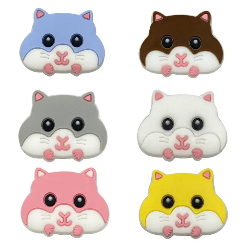 

Cute Silicone Beads Baby Teether DIY Toy Necklace Pendant Rodent Pacifier Chain