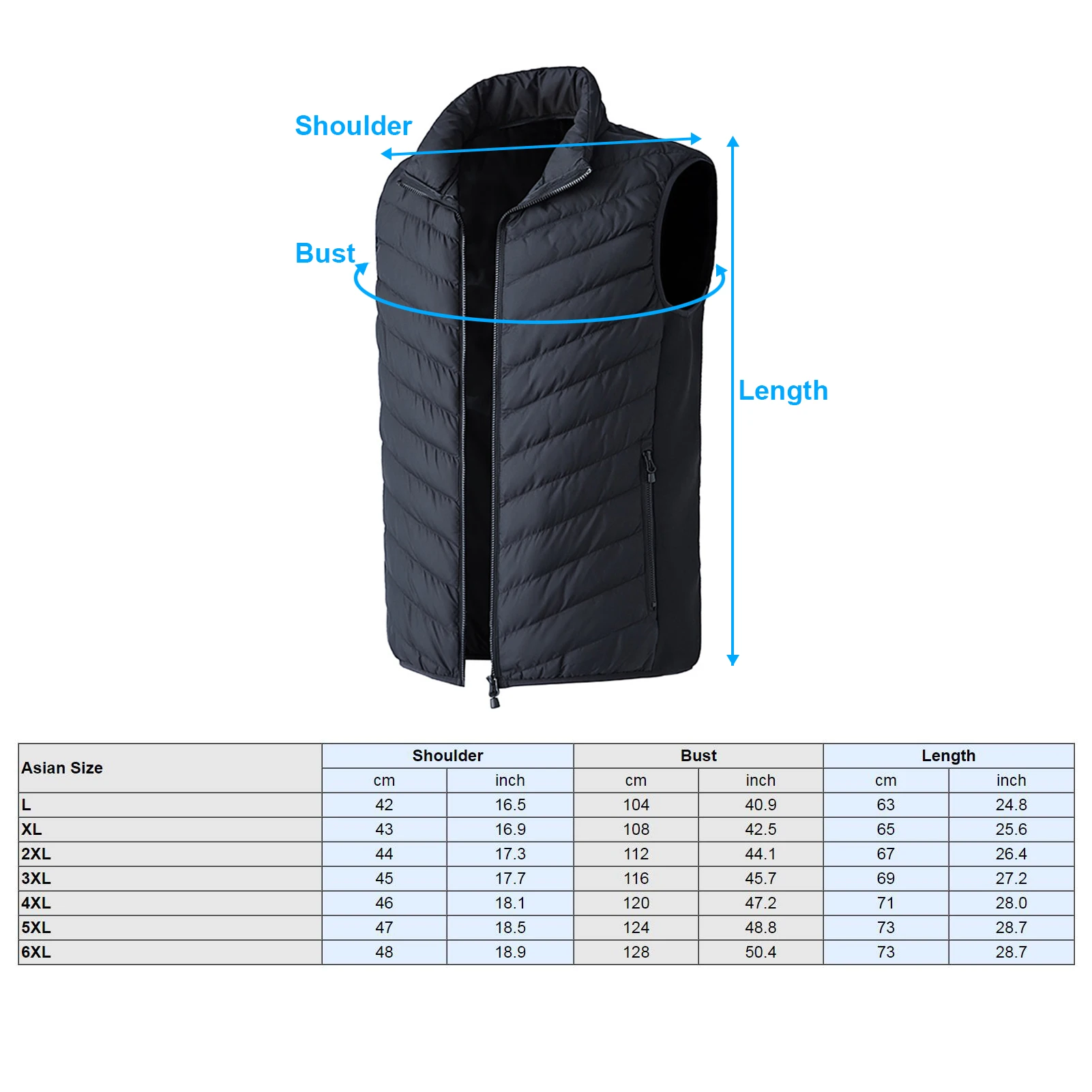 

Winter Men's Electric Heated Vest Heating Waistcoat Camouflage Print Padded Thermal Outdoor Warm Jackets USB Heaters