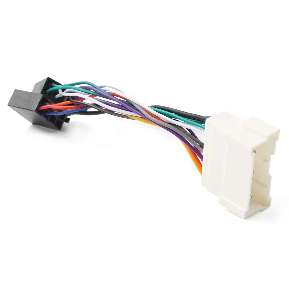 Автомобильная проводка ISO стерео радио штекер свинцовый ткацкий адаптер для Hyundai