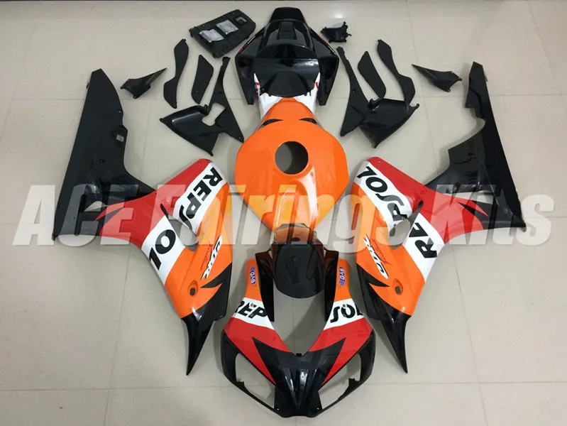 

New ABS Motorcycle Whole Fairings kit Fit for HONDA CBR1000RR 2006 2007 06 07 CBR1000 Bodywork set repsol Hot sales