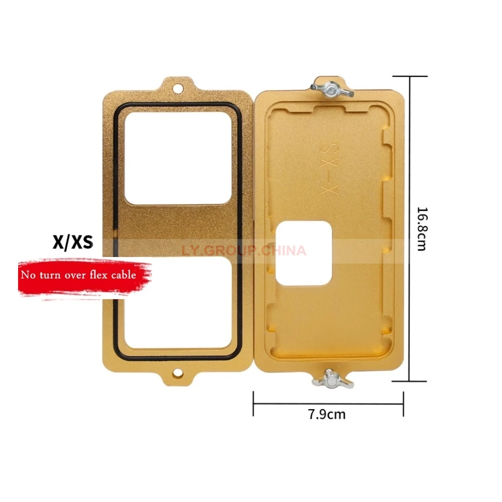 

Давление выровнять плесень Передняя средняя рамка, горный хрусталь приспособление для Iphone X XS MAX 11 PRO MAX для apple Iphone мобильного ремонта