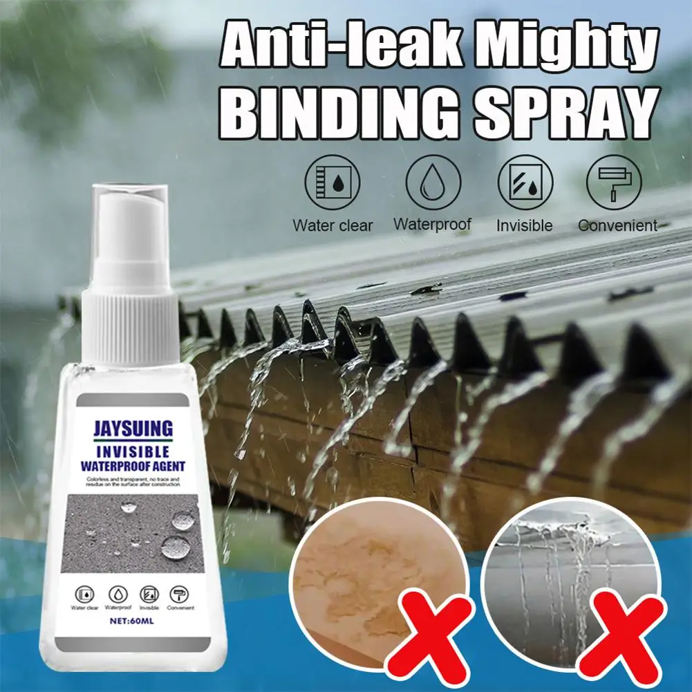 

60ML Invincible Sealant Spray Waterproof Mouldproof Wall Mending Agent Ointment Leak Repair Bonding Spray Waterproof Glue Agent