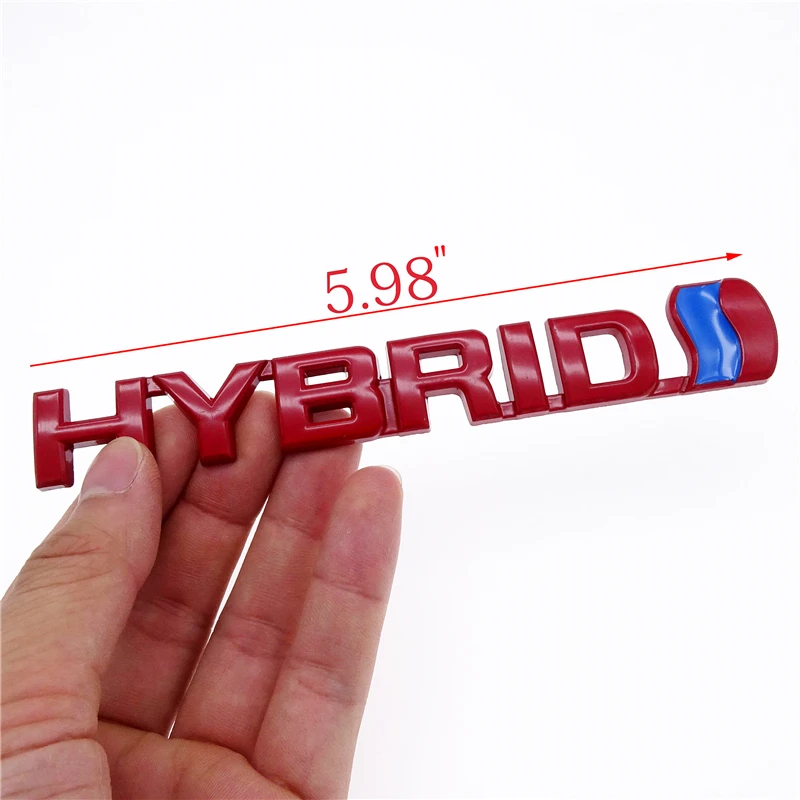 3 вида стилей украшение автомобиля для Toyota Prius Camry Crown Auris Rav4 3D гибридные наклейки с