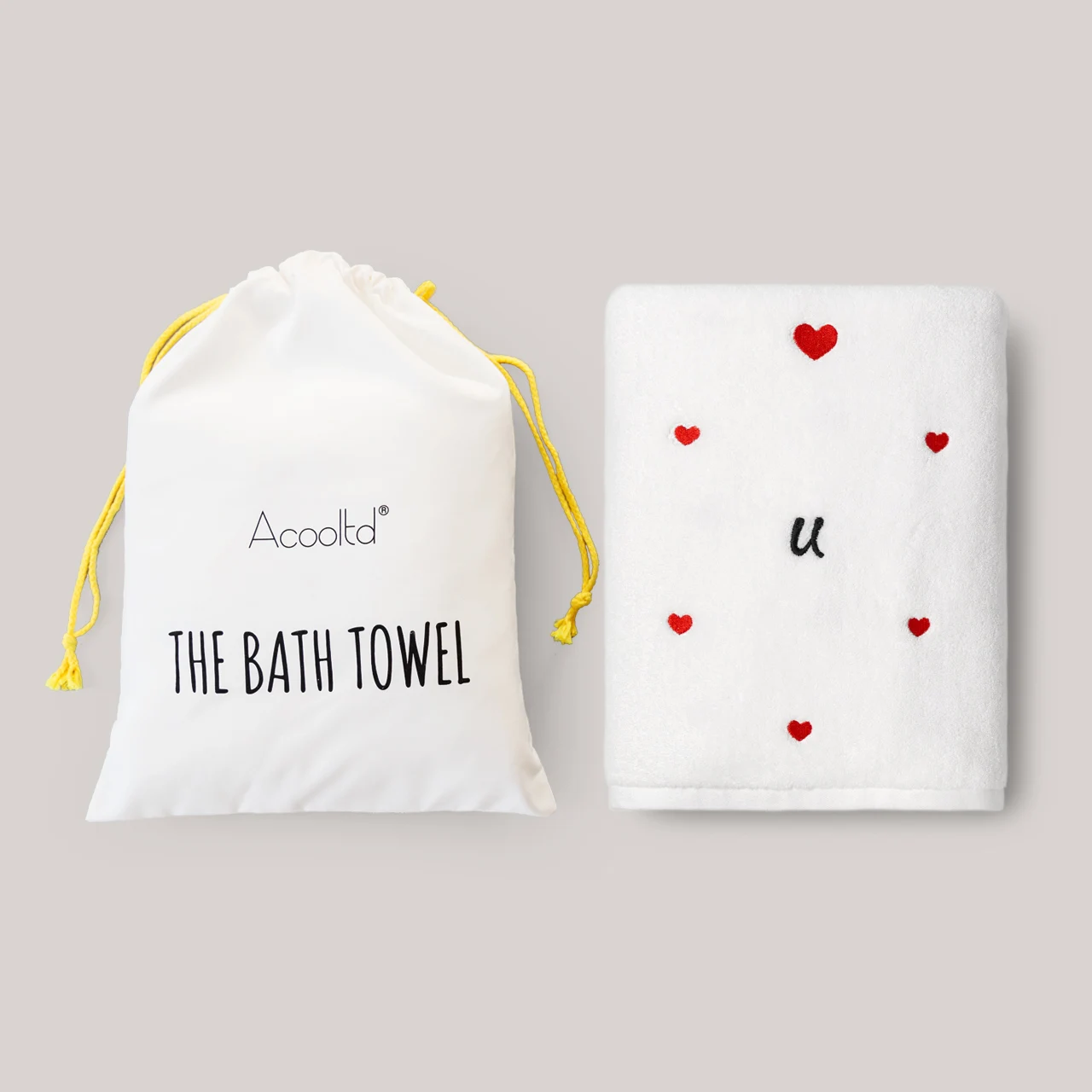 Милые банные полотенца в форме сердца хлопковые мягкие быстросохнущие
