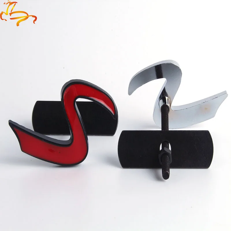 3D Металлическая S Передняя решетка капота хромированная эмблема наклейка для Mini