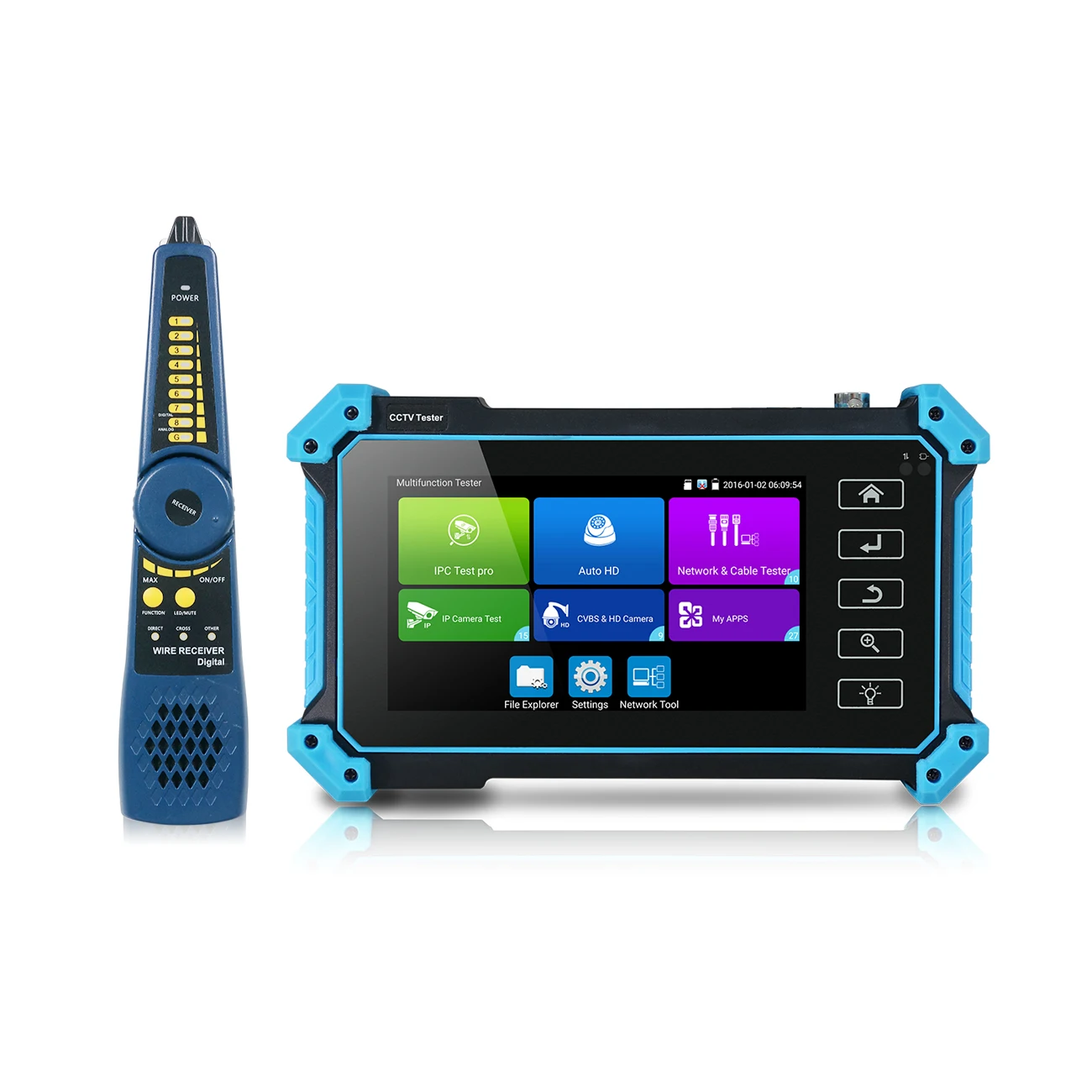 Новейший тестер видеонаблюдения IPC 5100 Plus Full 8MP IP CVI TVI AHD аналоговый 5 в 1 VGA и 4K HDMI