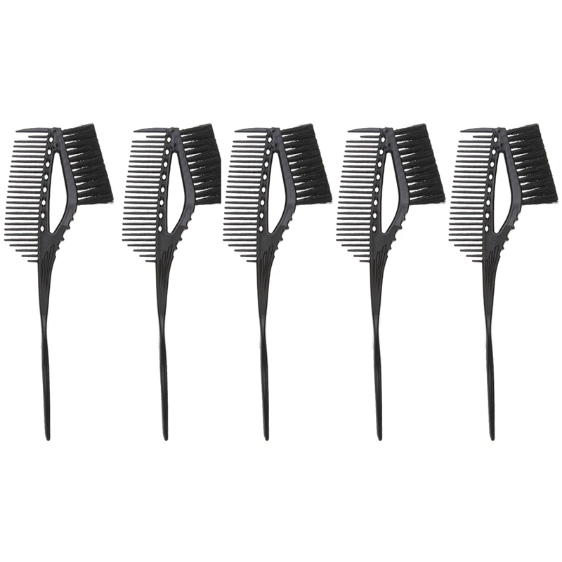 5 шт. профессиональная черная пластиковая краска для волос расческа окрашивания
