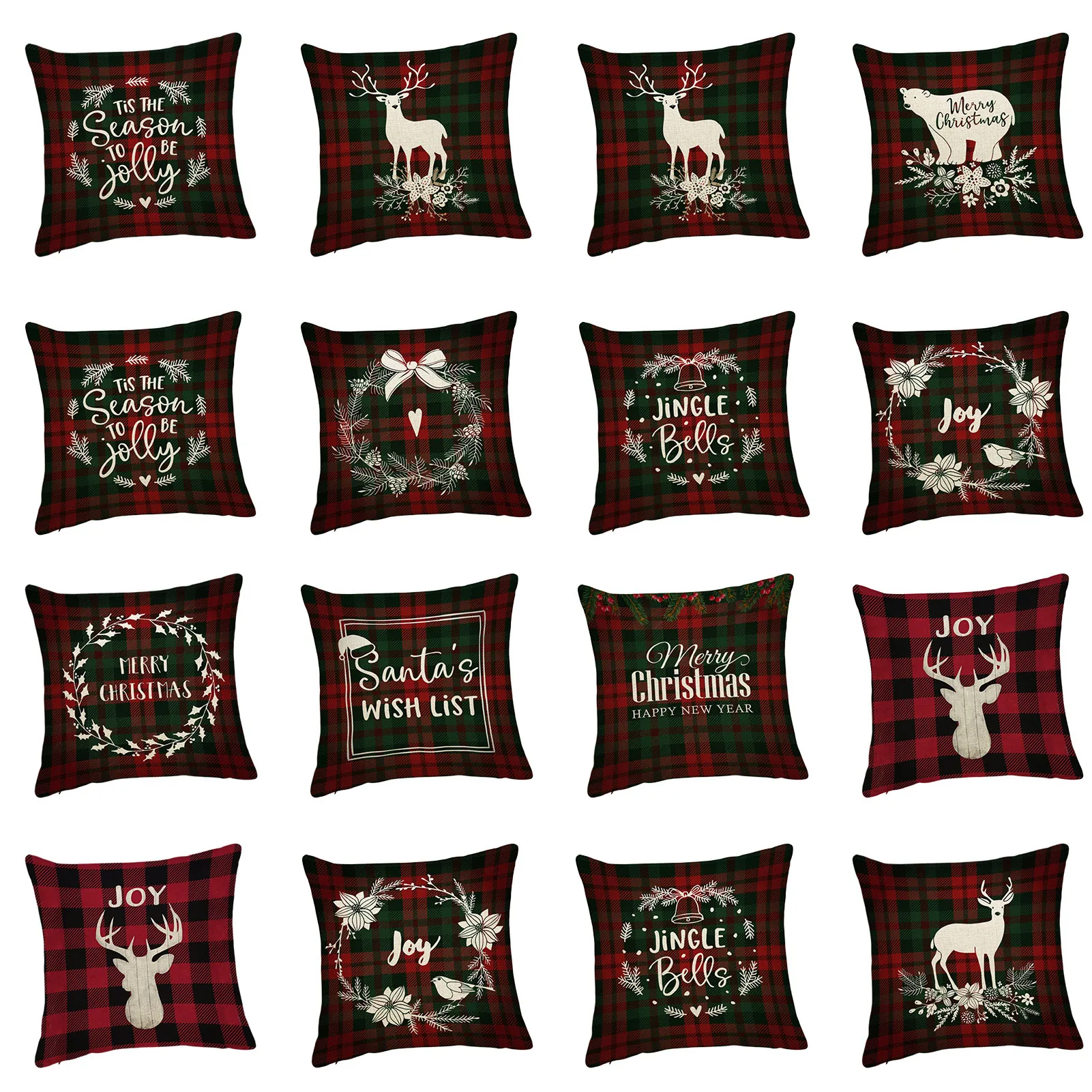 

4 шт., декоративные наволочки для подушки, 45 х45 см