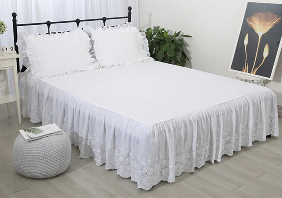 Платье принцессы с сеточкой для постельных принадлежностей Твин хлопок