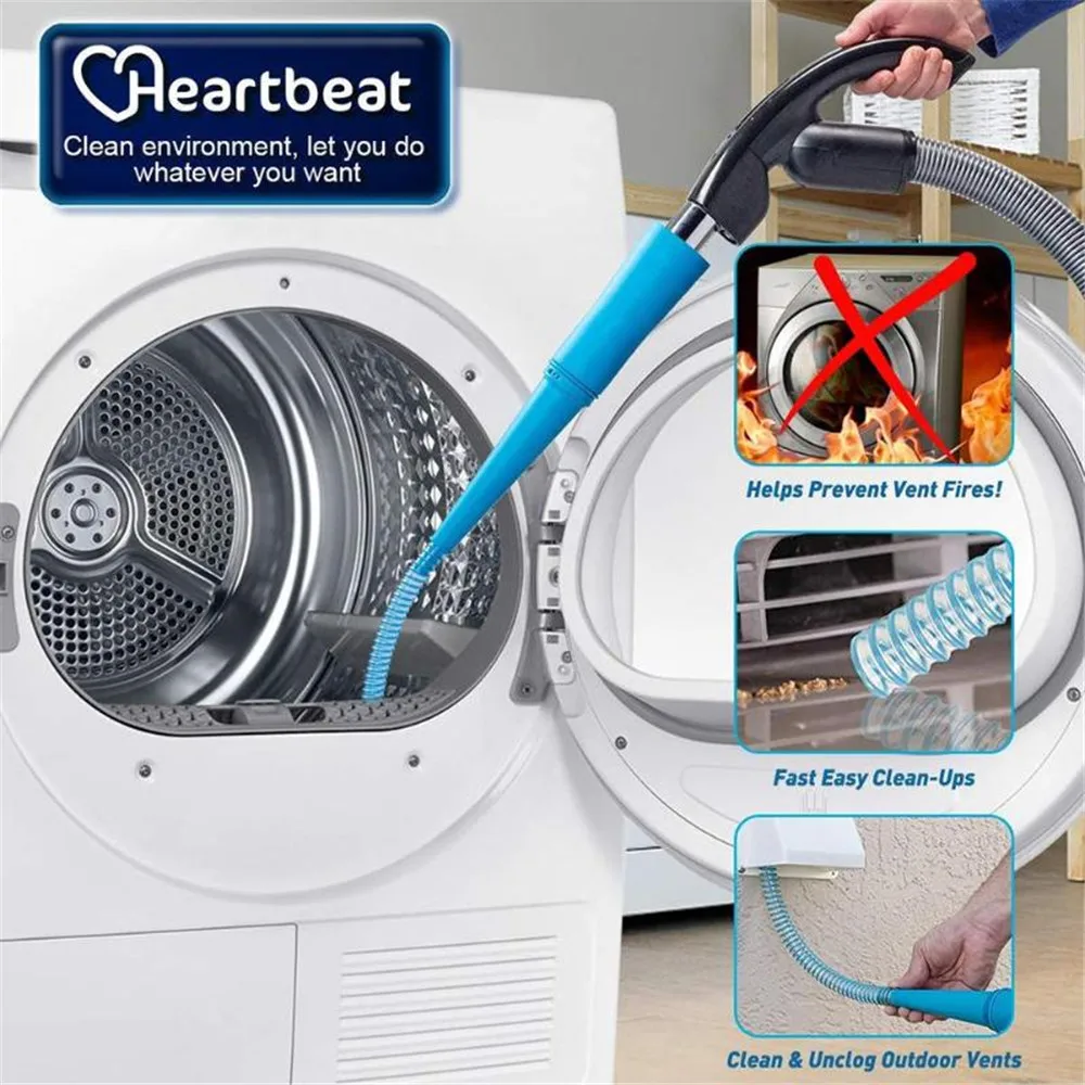 

Dryer Lint Vacuum Hoses 1M Dust Removal Extension Tube for Vacuum Cleaner Robot Home Office Cleaning Tool Household Cleaning
