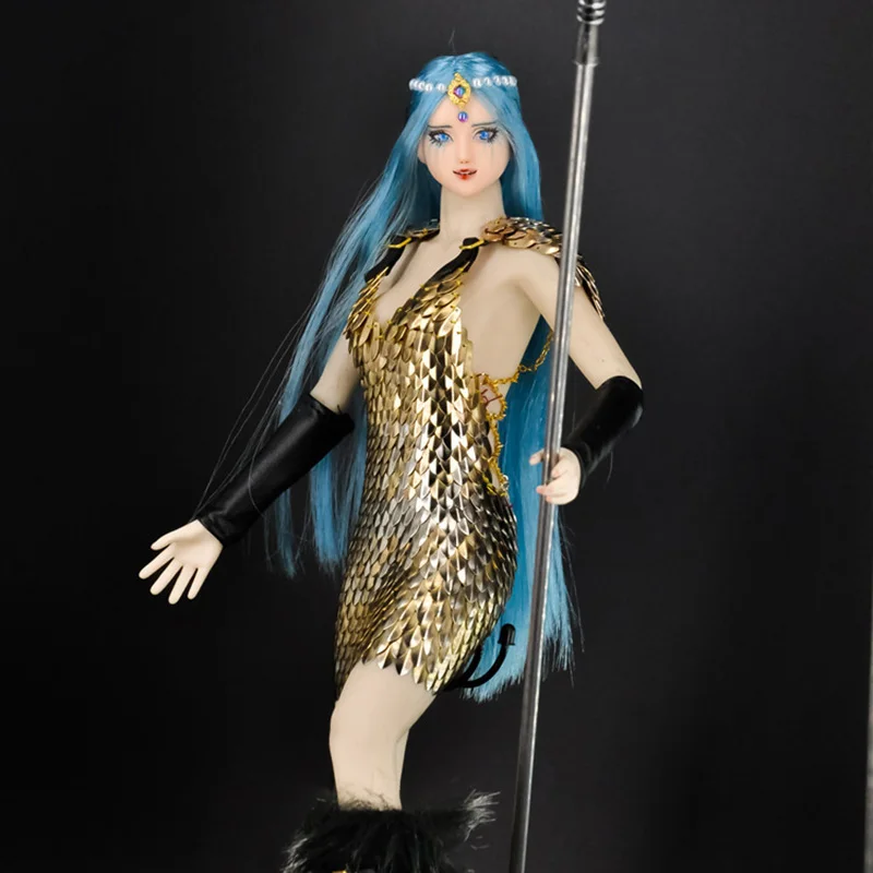 

1/6 Scale Jungle Queen Armor Female Metal Armor Women Dragonscale Metal Armor For 12" Action Figures Body Doll Toy