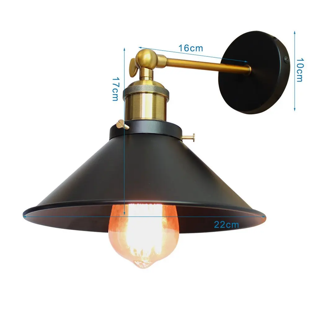 

Wall Sconces Hardwire Industrial Vintage Wall Lamp Light Fixture Simplicity Bronze For Living Room Bedroom Aisle