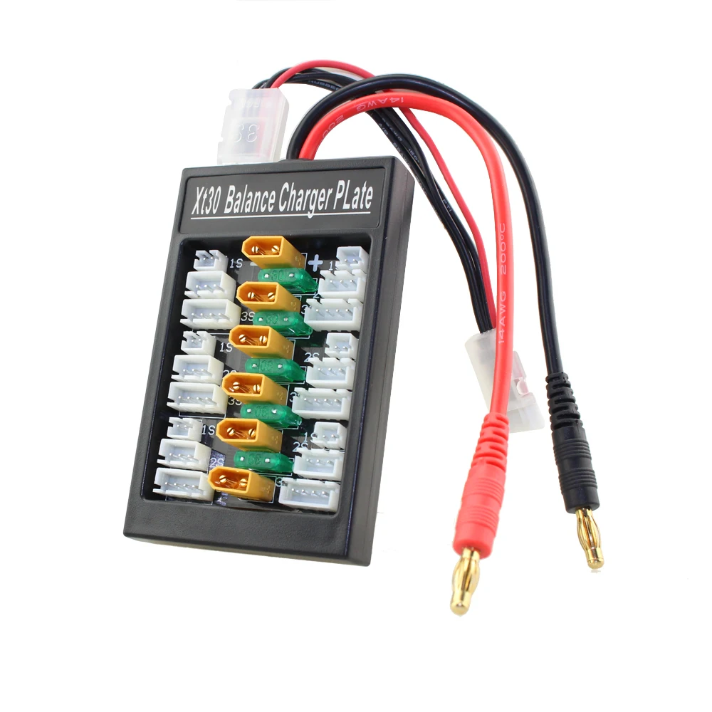 HotRC 2-6S XT60 XT30 T вилка параллельная Lipo батарея зарядная плата для ISDT Q6 T6 Lite PL6 pL8 зарядное устройство IMAX B6 B6AC B8 зарядное устройство