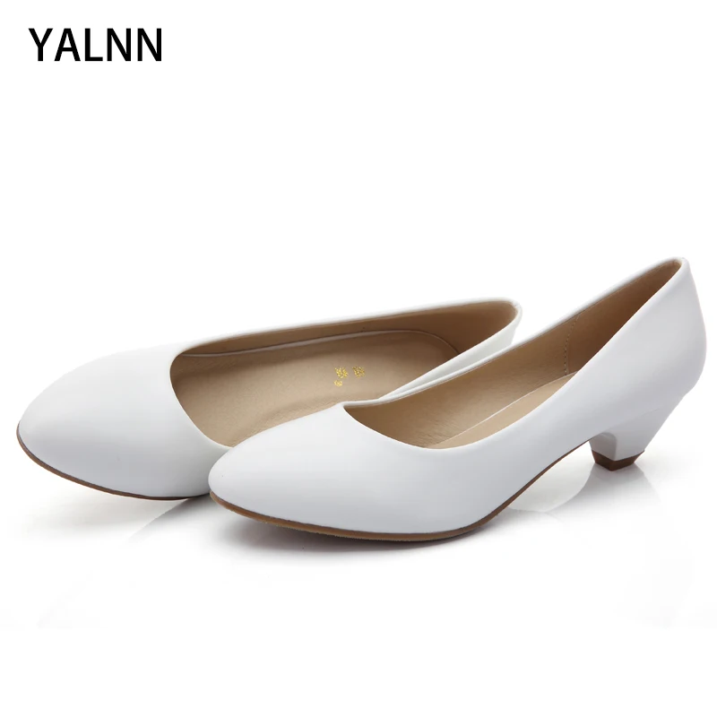 Yalnn/Классическая модная женская обувь туфли лодочки на высоком каблуке свадебная